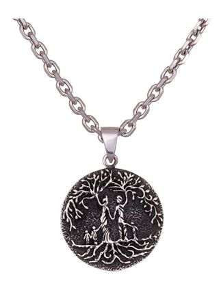 Northern Viking Jewelry Tree Of Life Family Silver Pendant NVJ-H-RS069