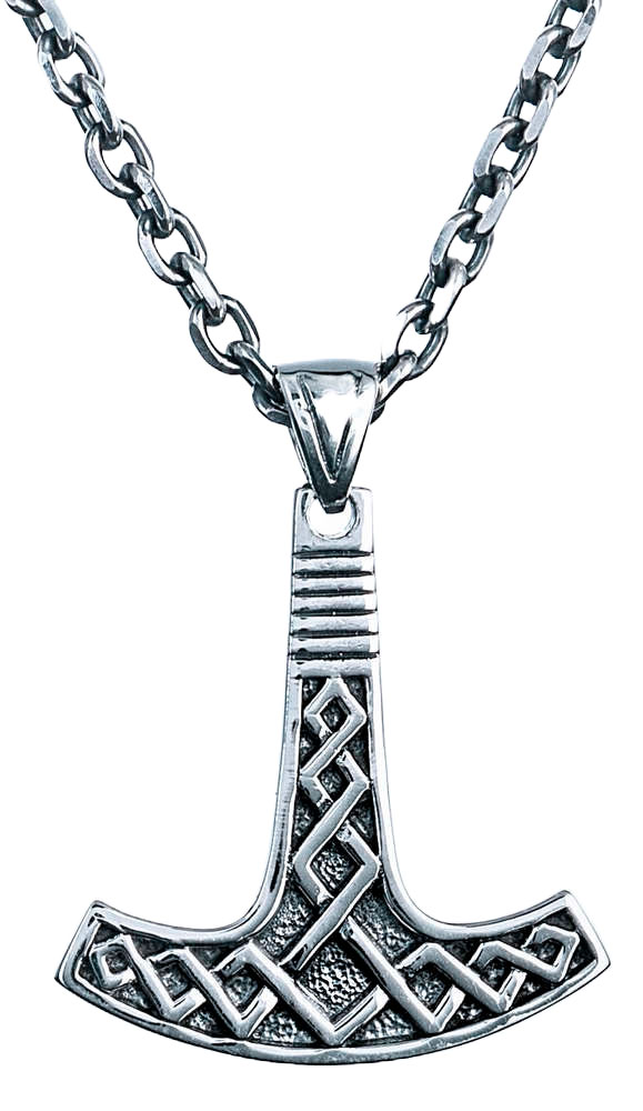 Northern Viking Jewelry Ukko's Hammer Necklace NVJ-H-RS011