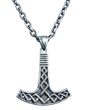 Northern Viking Jewelry Ukko's Hammer Necklace NVJ-H-RS011