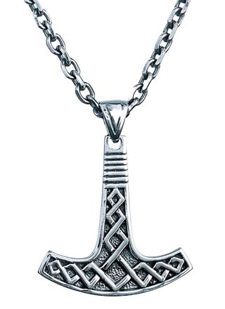 Northern Viking Jewelry Ukko's Hammer Necklace NVJ-H-RS011