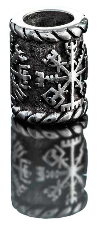 Northern Viking Jewelry Vegvisir Beard Ring NVJHE007