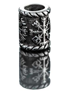 Northern Viking Jewelry Vegvisir Beard Ring NVJHE007