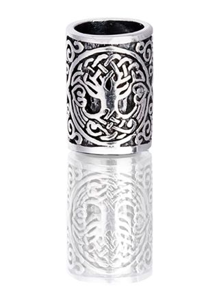 Northern Viking Jewelry Silver Yggdrasil beard ring NVJHE029