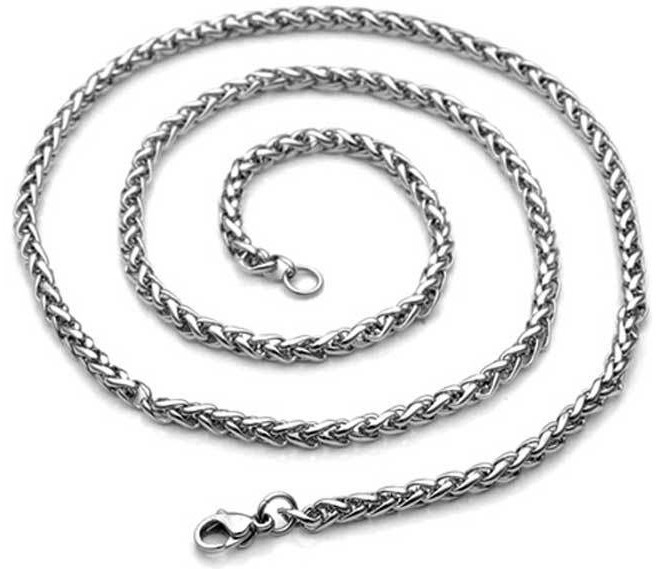 Northern Viking Jewelry Wheat Chain Link Necklace NVJKE005