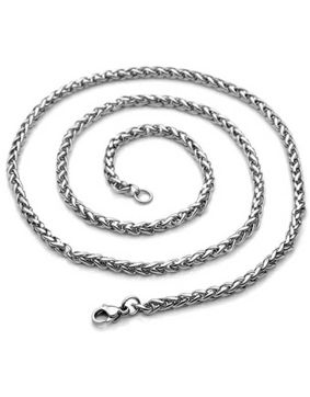 Northern Viking Jewelry Wheat Chain Link Necklace NVJKE005