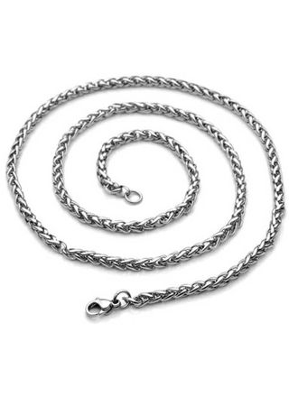 Northern Viking Jewelry Wheat Chain Link Necklace NVJKE005