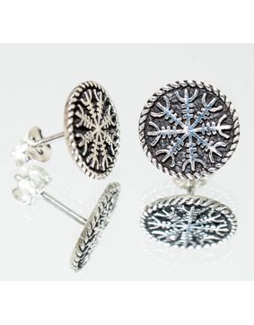 Northern Viking Jewelry Helm of Awe Earrings NVJKK023