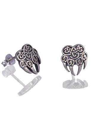 Northern Viking Jewelry Karhun Käpälä Earrings NVJKK024