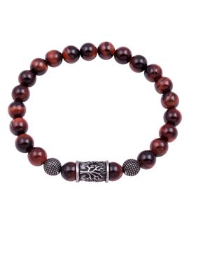 Northern Viking Jewelry Tiger Eye Tree Of Life Bracelet NVJRA017