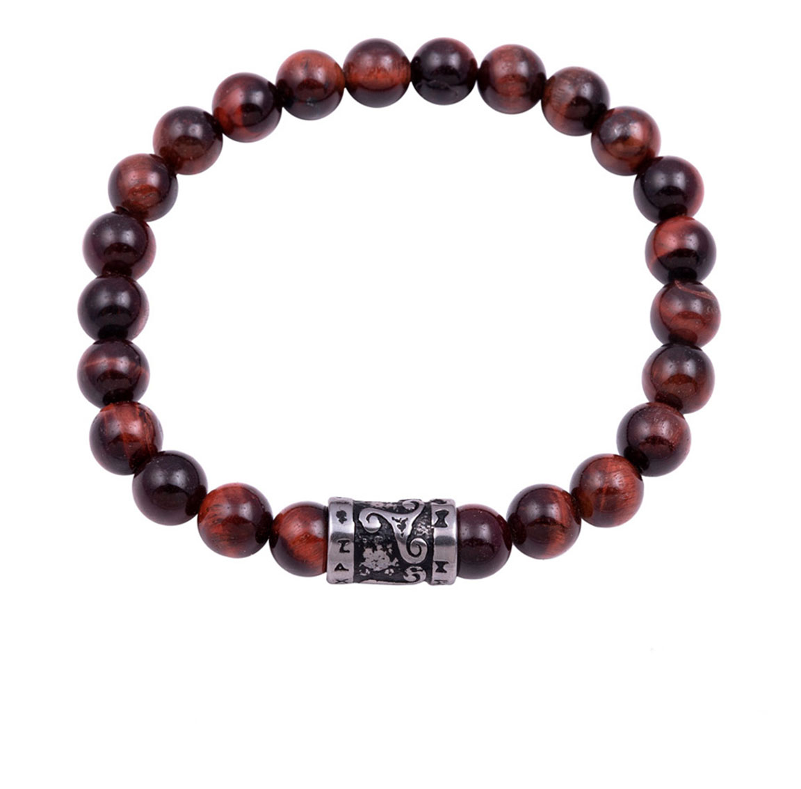 Northern Viking Jewelry Tiger Eye Runes Bracelet NVJRA018