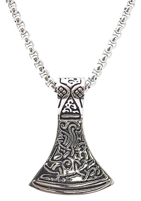 Northern Viking Jewelry NVJRS012 Necklace Axehead