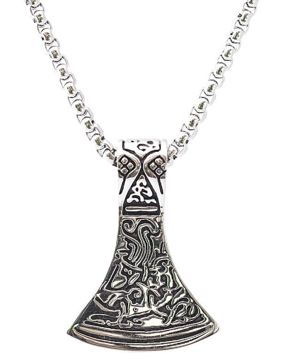 Northern Viking Jewelry NVJRS012 Necklace Axehead