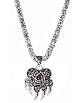 Northern Viking Jewelry NVJRS047 Necklace Bears Paw