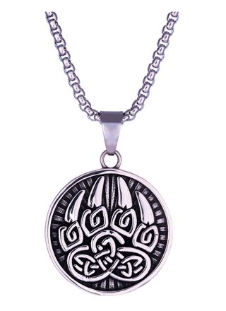 Northern Viking Jewelry Bear Paw necklace NVJRS105