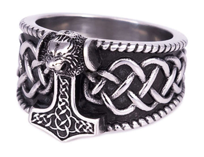 Northern Viking Jewelry Thorin Vasara Celtic Knot Ring NVJSO030