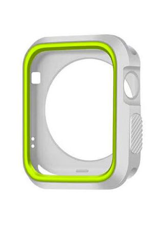 Apple Watch Silicone Case grey/lime - 4 sizes