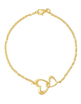 Lempikoru lucky heart bracelet gold plated 55 051 00 190