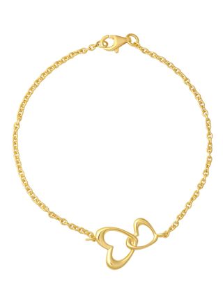 Lempikoru lucky heart bracelet gold plated 55 051 00 190