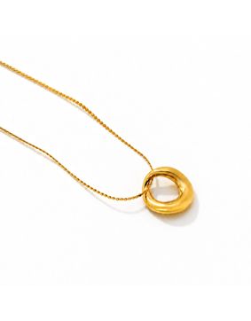 Madoww Orbit gold-plated necklace 45 cm