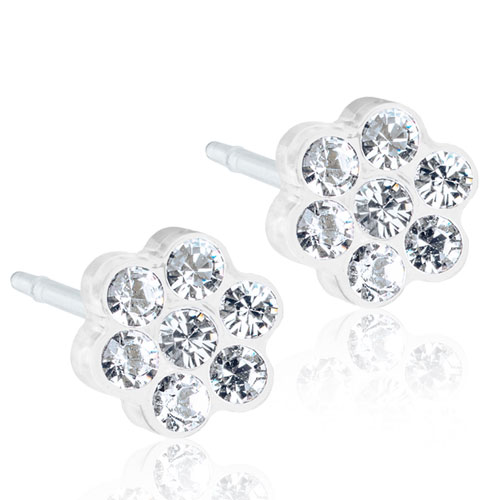 Blomdahl Daisy Crystal earrings 5 mm