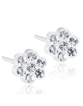 Blomdahl Daisy Crystal earrings 5 mm