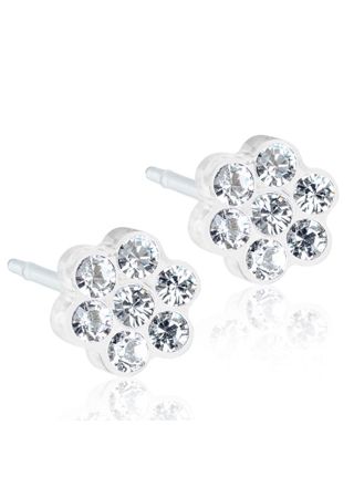Blomdahl Daisy Crystal earrings 5 mm