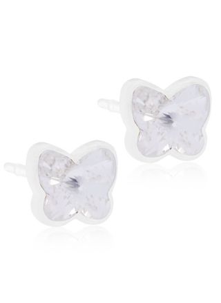Blomdahl Butterfly Crystal earrings 5 mm