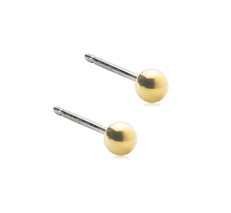 Blomdahl EJ GT Ball 3 mm ball earrings 15-1313-00