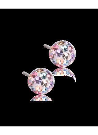 Blomdahl EJ NT Crystal Ball 6 mm Light Fantasy earrings 15-1268-98
