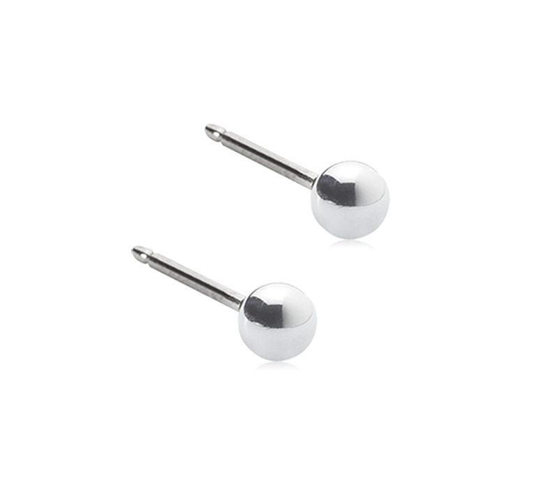Blomdahl EJ ST Ball 3 mm ball earrings 15-1413-00