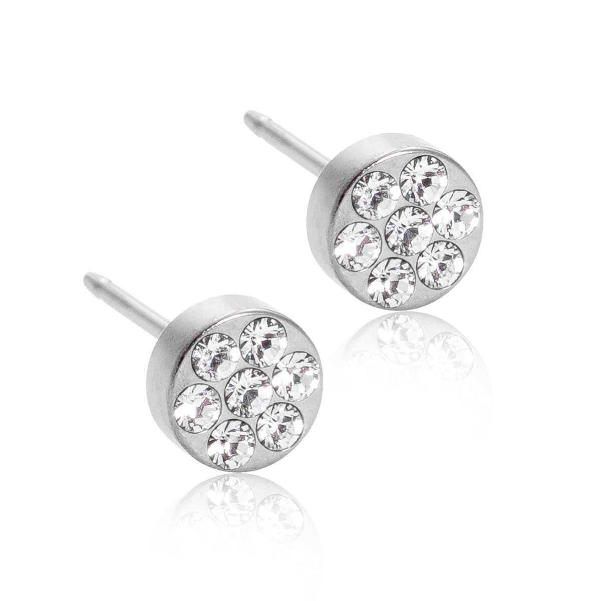 Blomdahl Brilliance Plenary Crystal  earrings 5mm