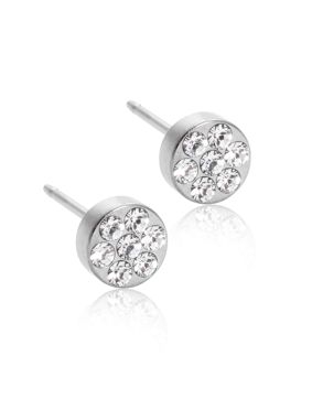 Blomdahl Brilliance Plenary Crystal earrings 5mm