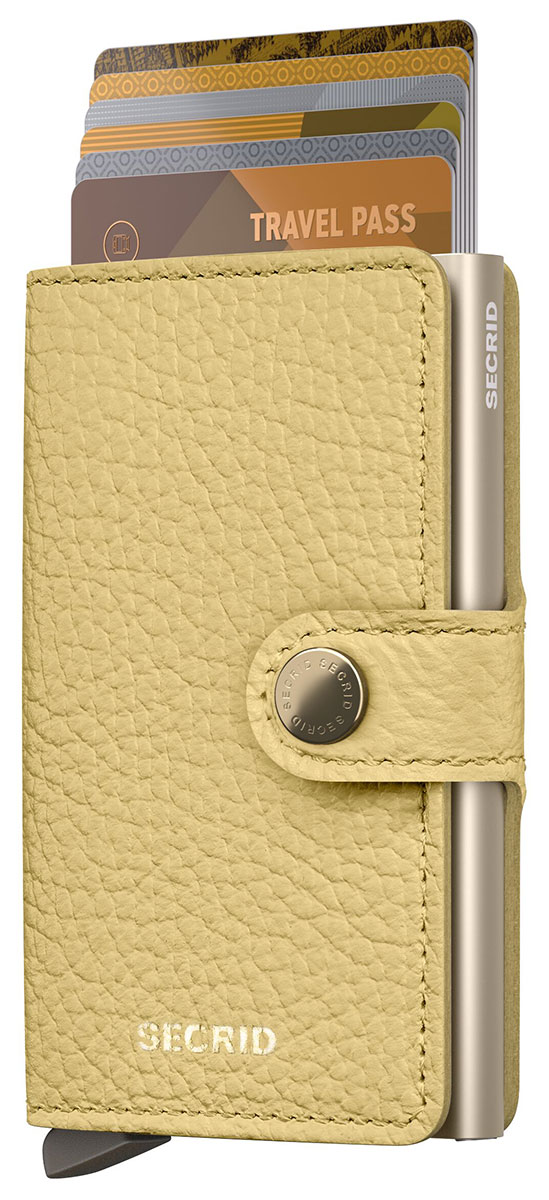 Secrid Miniwallet Pebble Butter Yellow