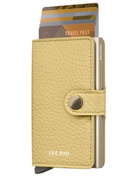 Secrid Miniwallet Pebble Butter Yellow