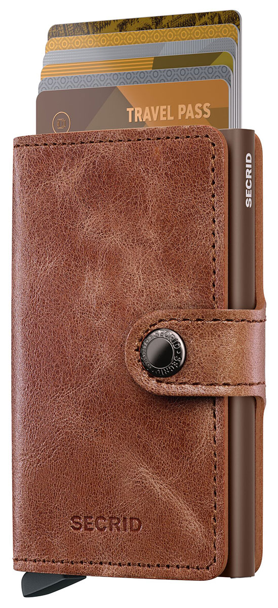 Secrid Miniwallet Vintage Cognac-Brown