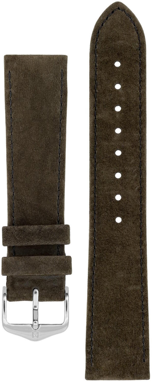 Hirsch Osiris nubuck leather leather strap 0343 30 10