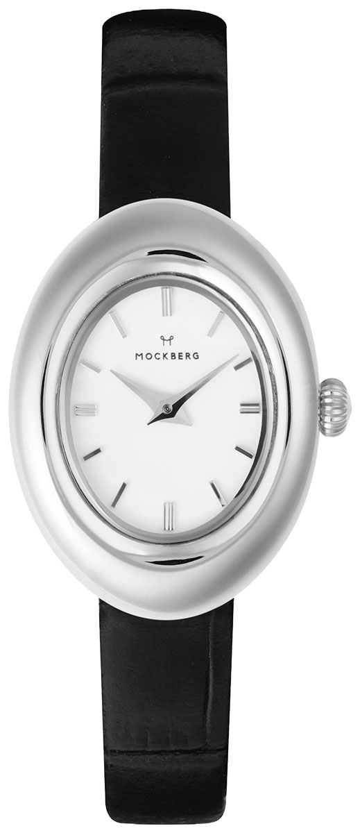 Mockberg Belle Oval Leather Steel watch MB1415