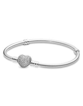 Pandora bracelet, pavéheart Silver 590727CZ