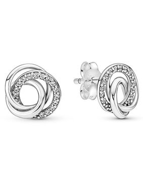 Pandora Family Always Encircled Sterling silver earrings 291076C01