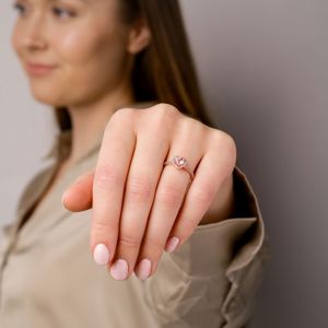 Pandora Ring Non-stackable Sparkling Elevated Heart ring 188421C04