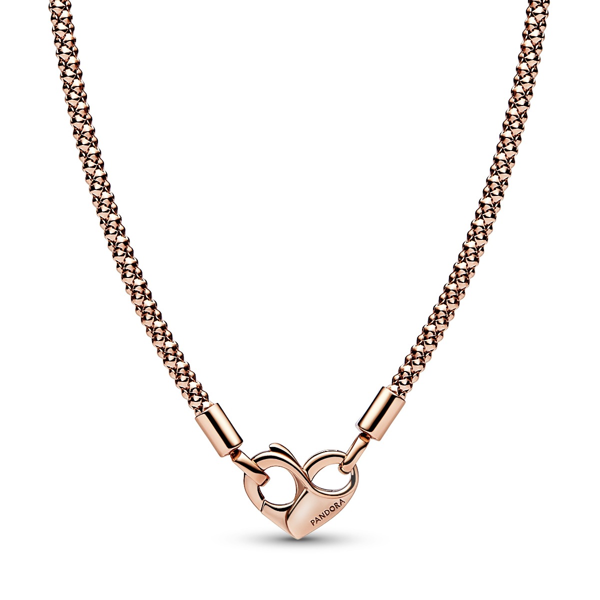 Pandora Moments 14k Rose gold-plated necklace 382451C00-45