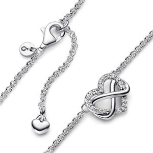 Pandora Moments Sparkling Infinity Heart Sterling silver