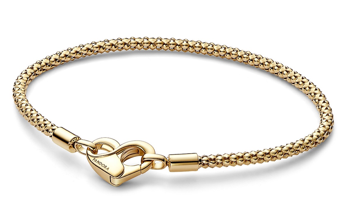 Pandora Bracelet chain Pandora Moments 14k Gold-plated bracelet