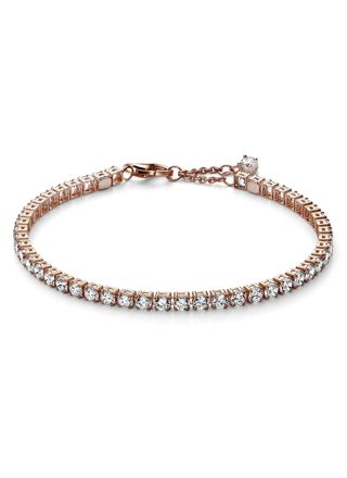 Pandora Timeless Sparkling Tennis 14k Rose gold-plated bracelet 581469C01