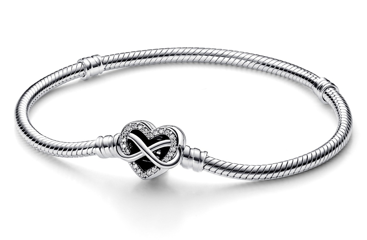 Pandora Moments Sparkling Infinity Heart Clasp bracelet 592645C01