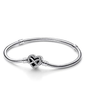 Pandora Moments Sparkling Infinity Heart Clasp bracelet 592645C01