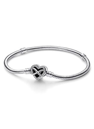 Pandora Moments Sparkling Infinity Heart Clasp bracelet 592645C01
