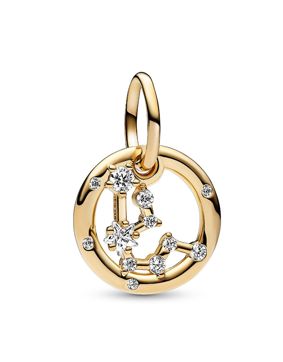 Pandora Moments Charm dangle Aquarius Zodiac zodiac jewellery charm 762717C01