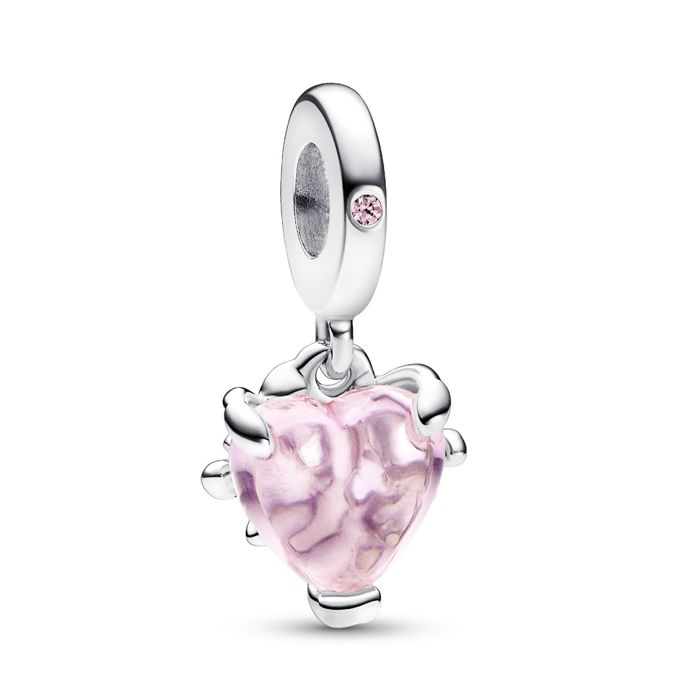 Pandora Moments Pink Family Tree Heart Sterling silver charm 792654C01