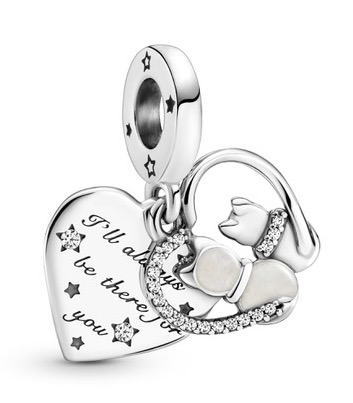 Pandora Cats & Hearts Charm 799546C01